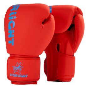 Sanda Muay Thai Fighting Gloves Training Fitness Equipment (Option: Blue red-14oz)