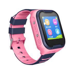 Torntisc Kids Smart Watch SOS Anti-lost Baby 4G SIM Card GPS WIFI Call Location LBS Tracking Smartwatch (Option: Pink-Europe version)