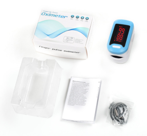 Yongrow Medical Fingertip Pulse Oximeter (Color: Blue)