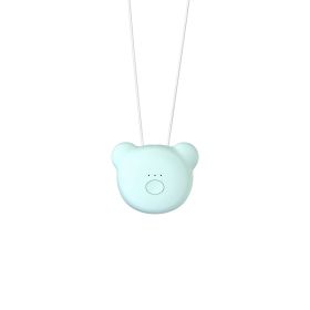 USB Mini Portable Air Purifier Necklace (Option: Child-Blue)