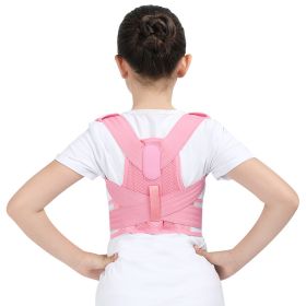 Children's kyphosis correction belt (Option: Pink-S)