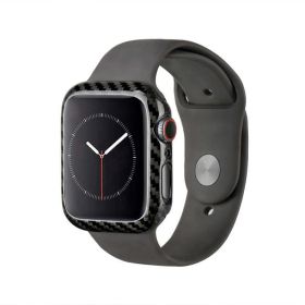 APPLEWATCH 4 Carbon Fiber Case Accessories (Option: Bright black)