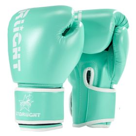 Sanda Muay Thai Fighting Gloves Training Fitness Equipment (Option: Mint Green-10oz)