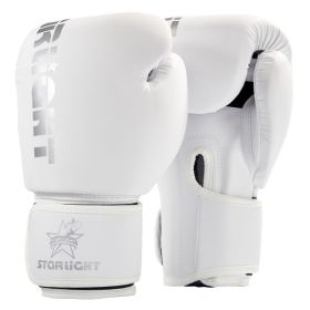 Sanda Muay Thai Fighting Gloves Training Fitness Equipment (Option: White-10oz)