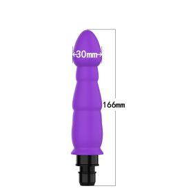 Modified Fascia Gun Silicone  Accessories Head (Option: R2 purple-18to19mm)