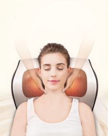 Neck Hot Massager (Option: Brown-AU)