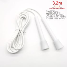 Fitness Sports PVC Anti-freeze TPU Cold-resistant Thick And Long Skipping Rope (Color: White)